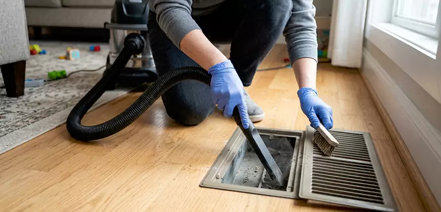 Heating Floor Vent Cleaning in Boston