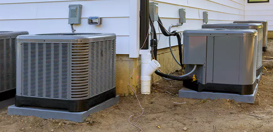 Central Air Condenser Setup in Boston